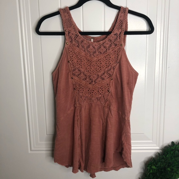 Free People Tops - 🦋 🌙 FREE PEOPLE x Boho Tunic Tank Top